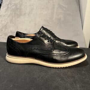 Jousen Shoes Mens Size 12 Black Wingtip Oxford Dress Sneakers Casual Lightweight